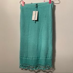 Blue Knit Zara Skirt